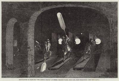 Manufacture of Glass for The Crystal Palace, at Messers Chance